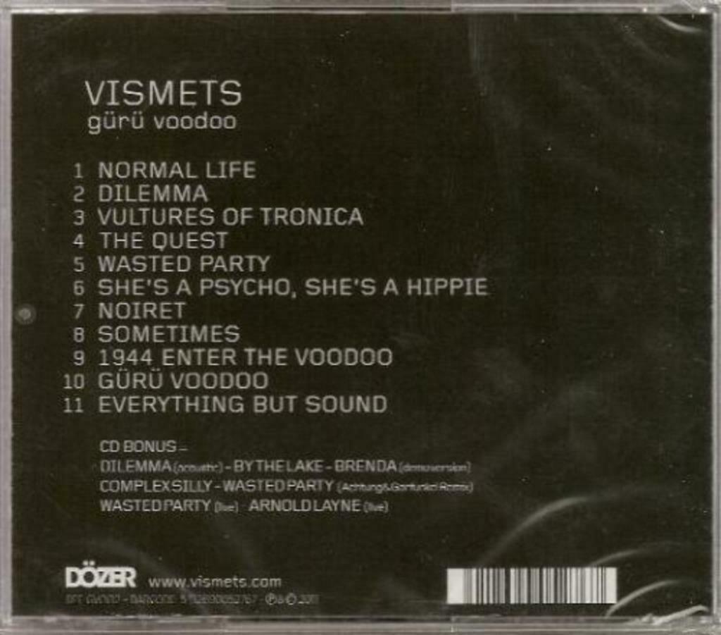VISMETS ♠ GÜRÜ VOODOO - LIMITED EDITION 2CD-SET (NEW SEALED), Envoi, Neuf, dans son emballage, Alternatif