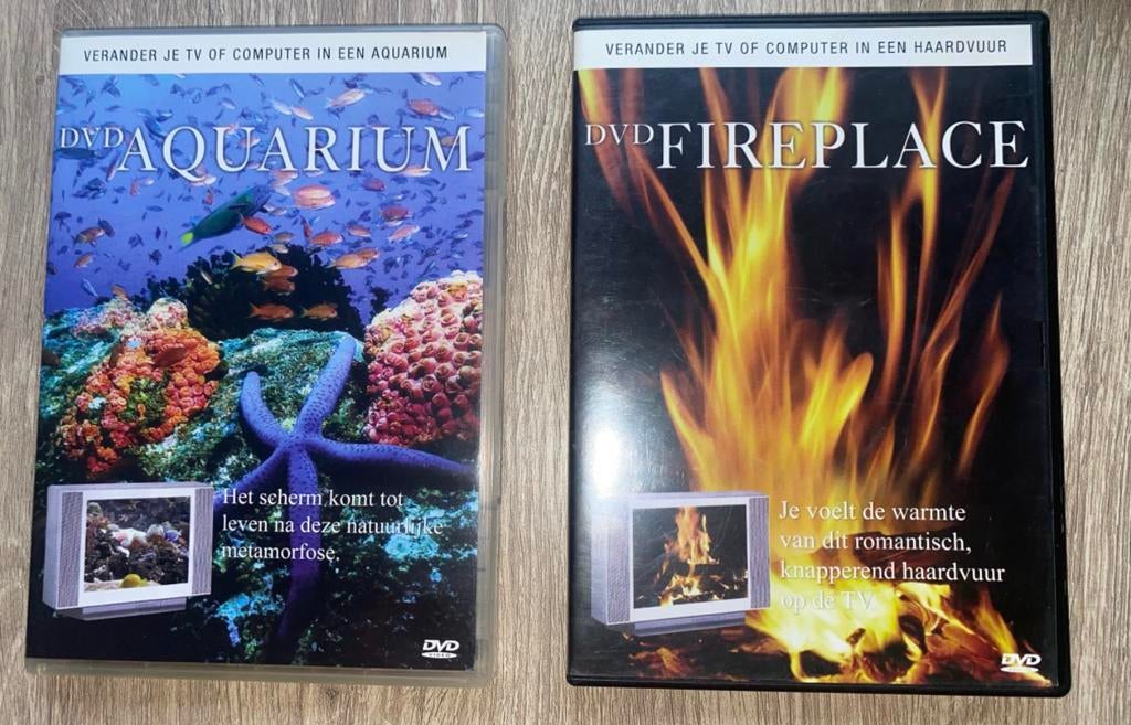 🔥 DVD’s Aquarium & vuur  - DVD actie 2+1 gratis, Enlèvement ou Envoi, Comme neuf