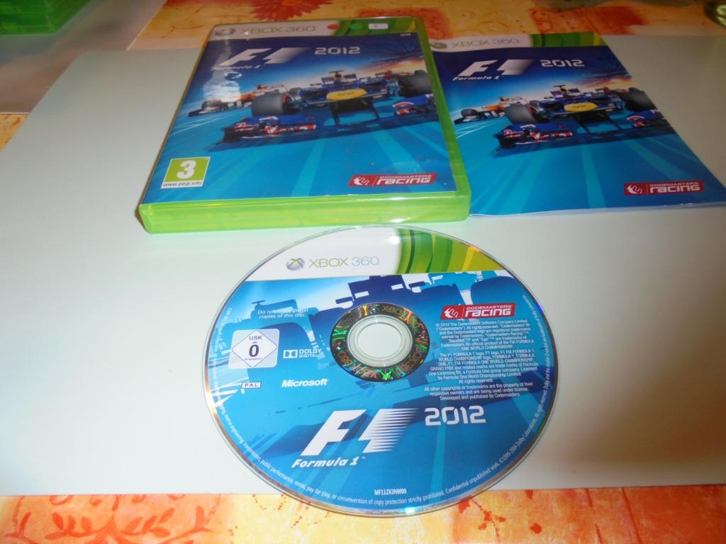 Xbox 360 F1 2012 (orig-compleet), Consoles de jeu & Jeux vidéo, Enlèvement ou Envoi, 2 joueurs, Course et Pilotage, Utilisé