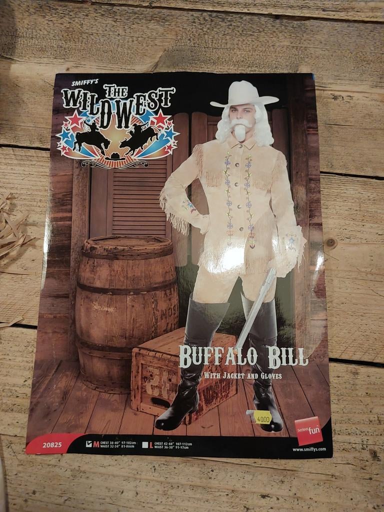 Verkleedkleren cowboy/western, zo goed als nieuw, met hoed, Ophalen