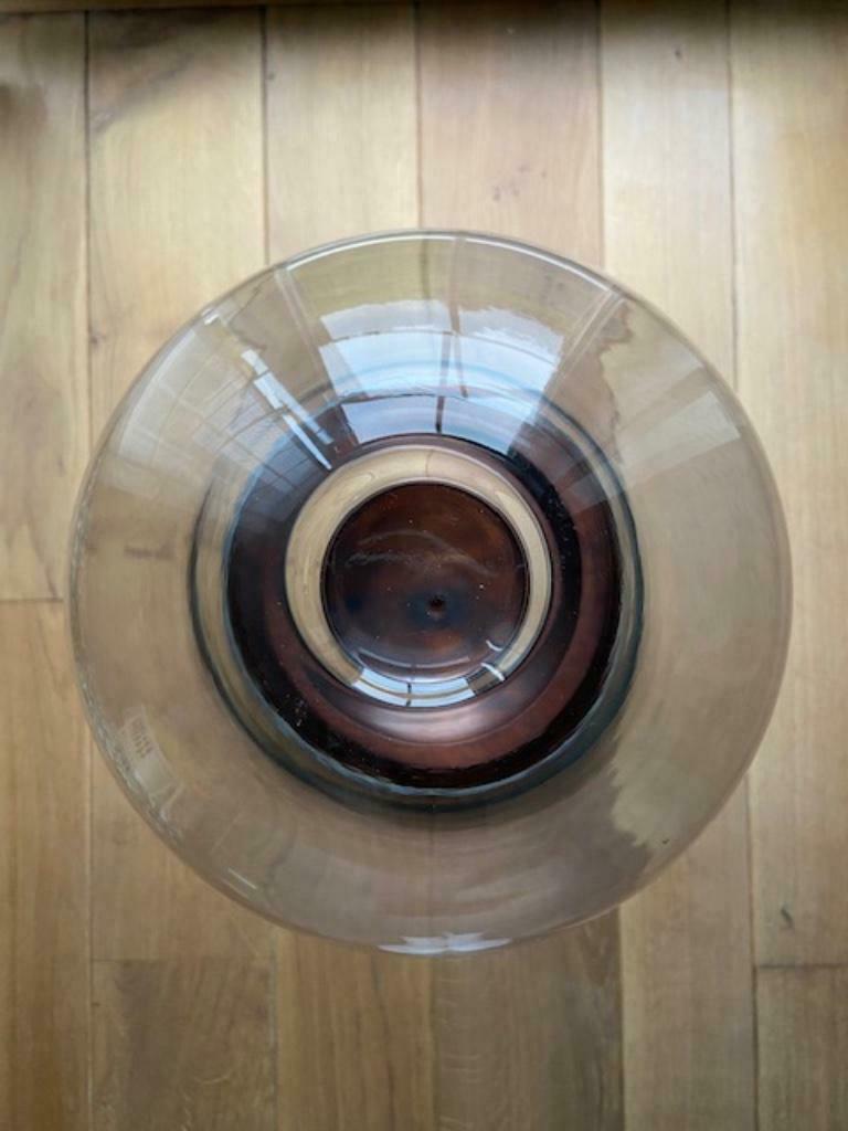 Grand globe en verre avec socle en bois de chez Flamant, Ophalen