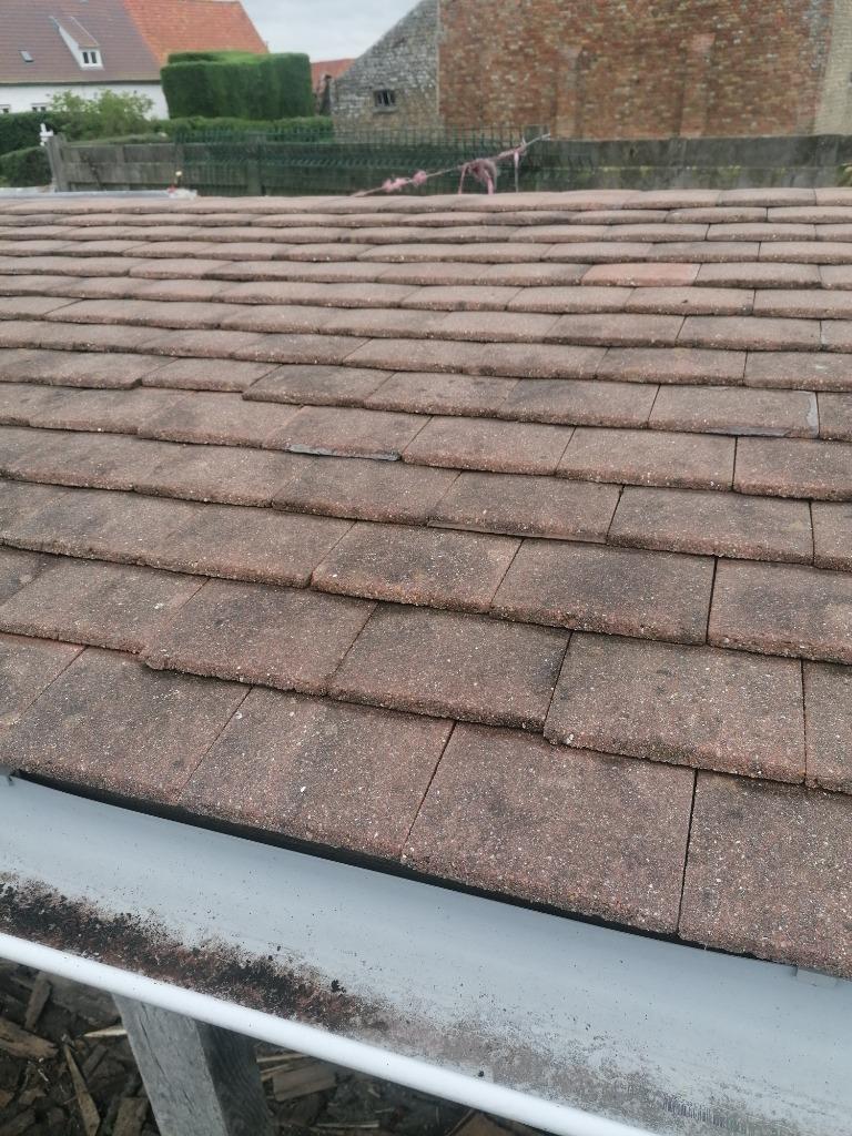 Tegelpannen, Doe-het-zelf en Bouw, Ophalen, Gebruikt, Steen of Klei, 10 tot 15 m²