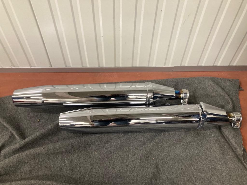 Yamaha XVS1100 Dragstar originele uitlaat dempers    OO MOTO, Motoren, Ophalen of Verzenden, Gebruikt