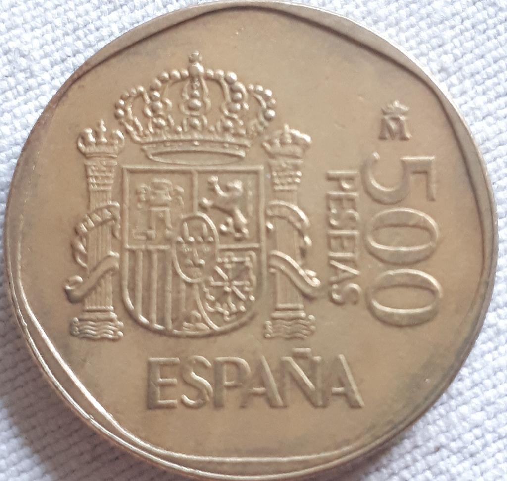 SPANJE : 500 PESETAS 1988 KM 831, Verzenden, Overige landen, Losse munt