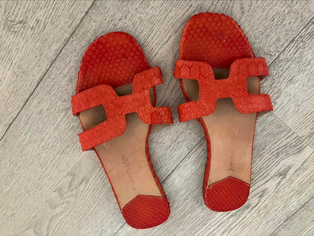 Oranje slippers Joyce & Girls Maat 38, Ophalen of Verzenden, Gedragen, Oranje, Slippers