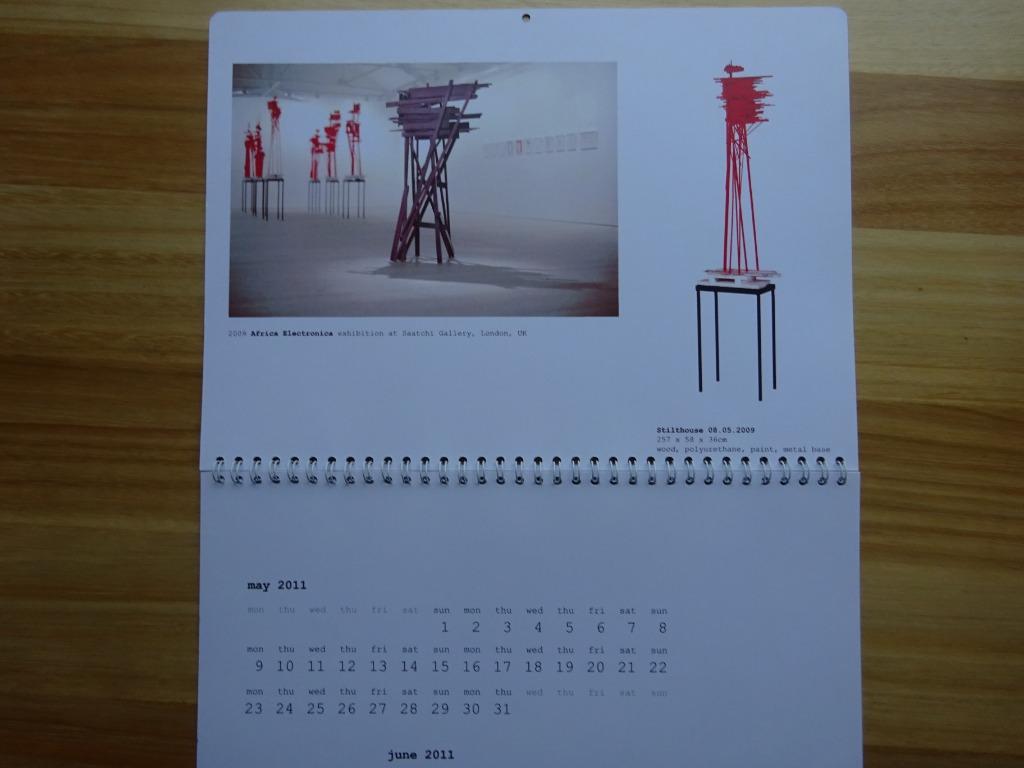 Kalender 2011 - Arne Quinze- 6 prenten, Jules demortier, Comme neuf, Enlèvement ou Envoi, Jules.demortier@skynet.be