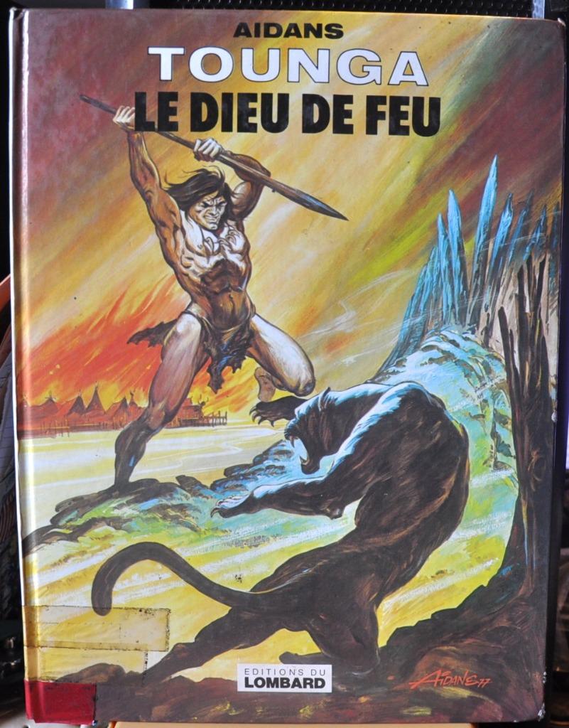 livre bd tounga le dieu de feu (x2085), Enlèvement ou Envoi, Une BD, Utilisé, Aidans