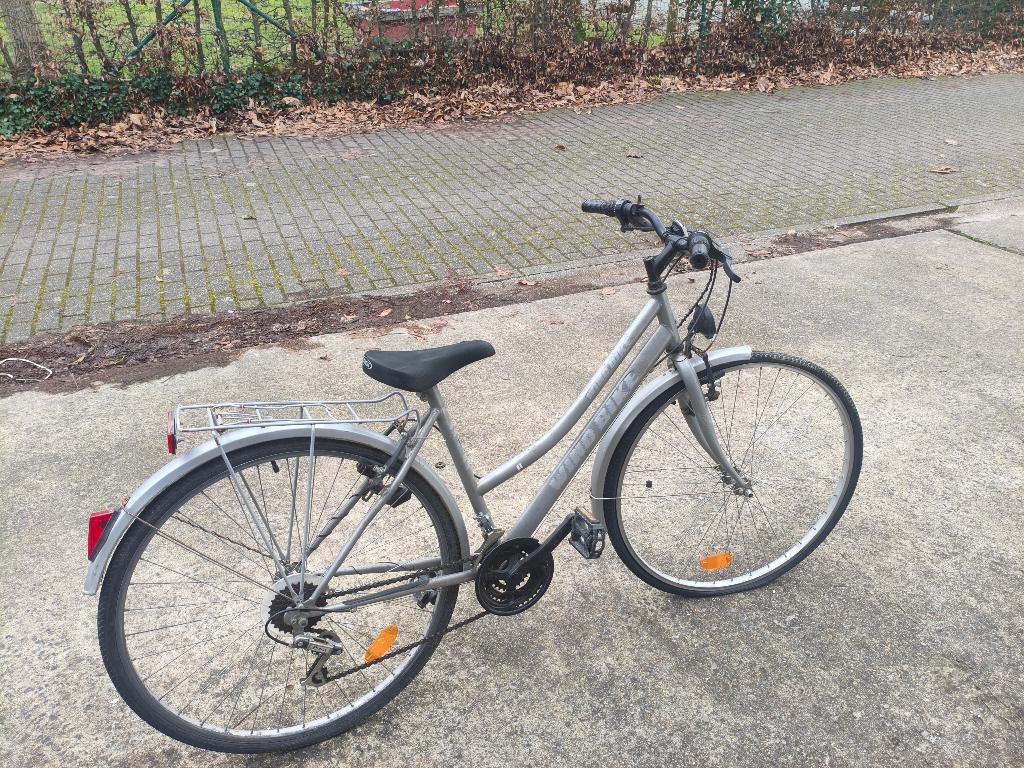 grijze fiets, Ophalen of Verzenden, Gebruikt, Overige merken, Versnellingen