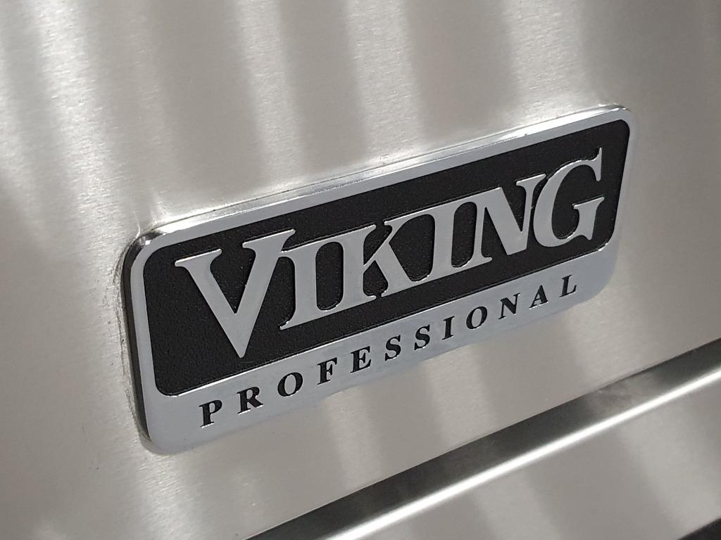 Cuisinière Viking de luxe en acier inoxydable de 90 cm,, Gaz, Classe énergétique A ou plus économe, Enlèvement ou Envoi, Comme neuf