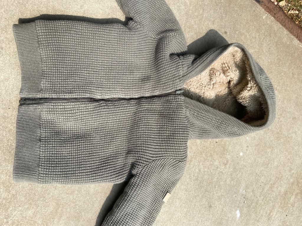 Cuddles & smile vest capuchon khaki, Kinderen en Baby's, Babykleding | Maat 86, JBC, Ophalen of Verzenden, Zo goed als nieuw, Truitje of Vestje