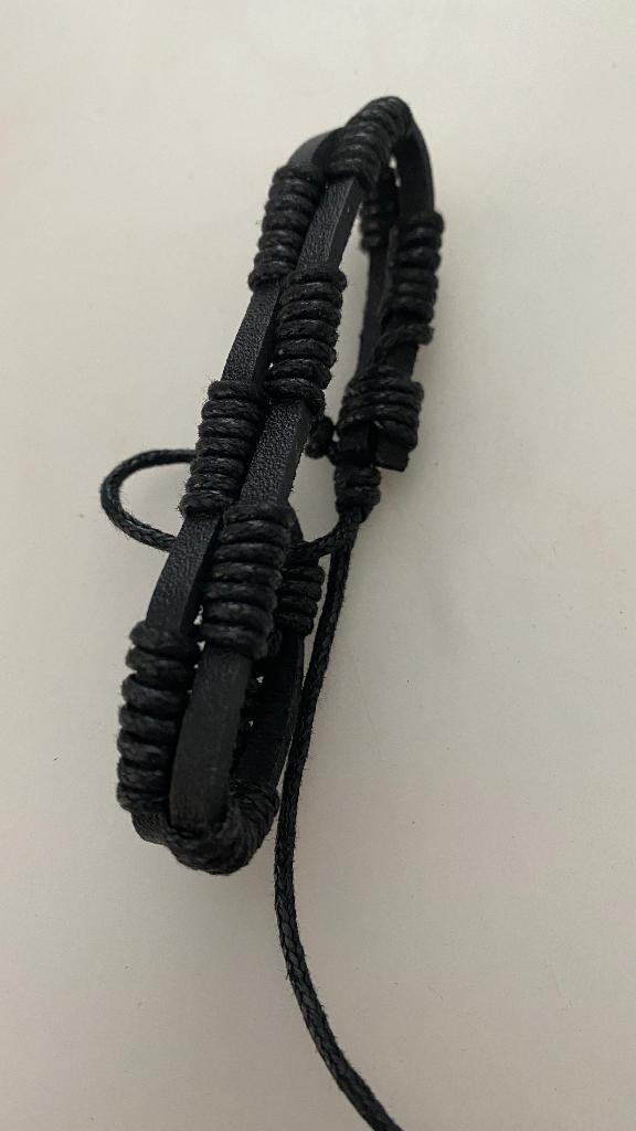 armband, Ophalen of Verzenden, Nieuw, Zwart, Leer
