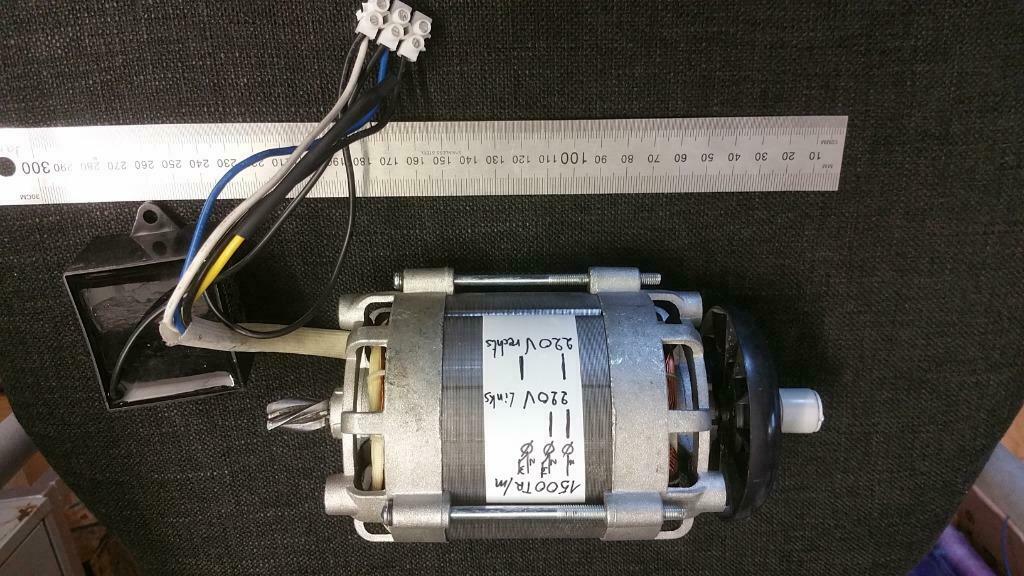 jw0930: 220V motor 1500tr/min 470Watt = 0,47KW = 0,64PK = 2/, Hobby & Loisirs créatifs, Composants électroniques, Utilisé, Enlèvement