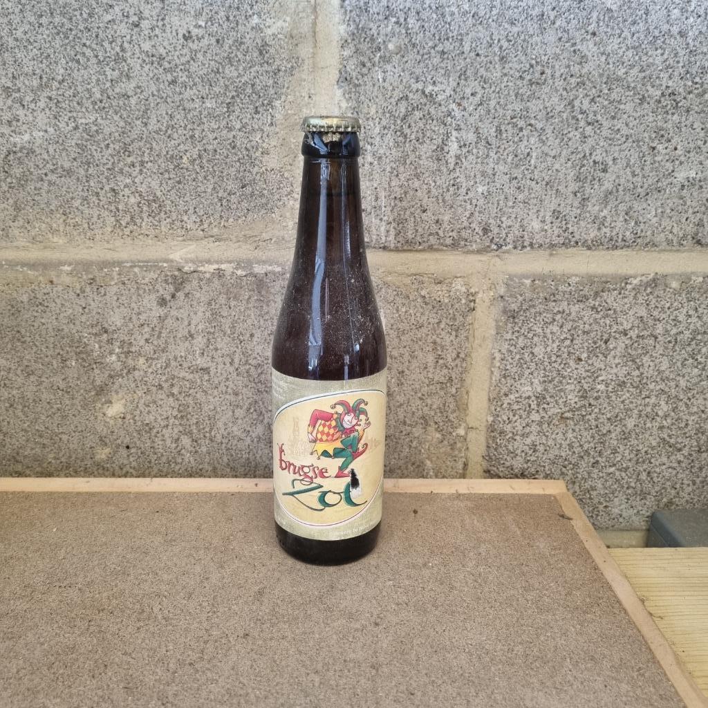 Bouteille de bière Brugse Zot, Collections, Enlèvement, Utilisé, Bouteille(s), Autres marques
