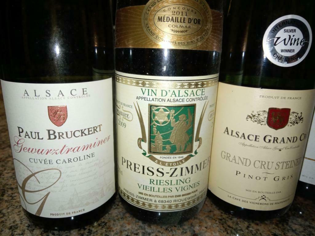 VIN D'ALSACE - voir liste, Neuf, Pleine, Vin blanc, Enlèvement