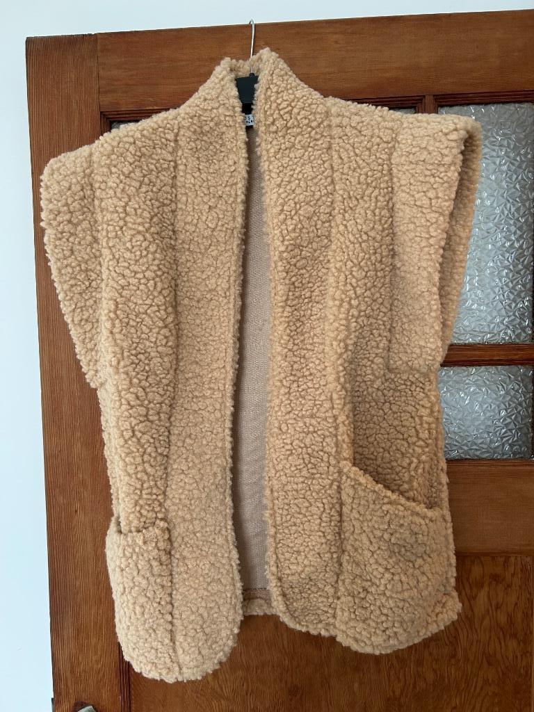 Teddy vestje - maat S, Verzenden, Beige, Nieuw, Maat 36 (S)