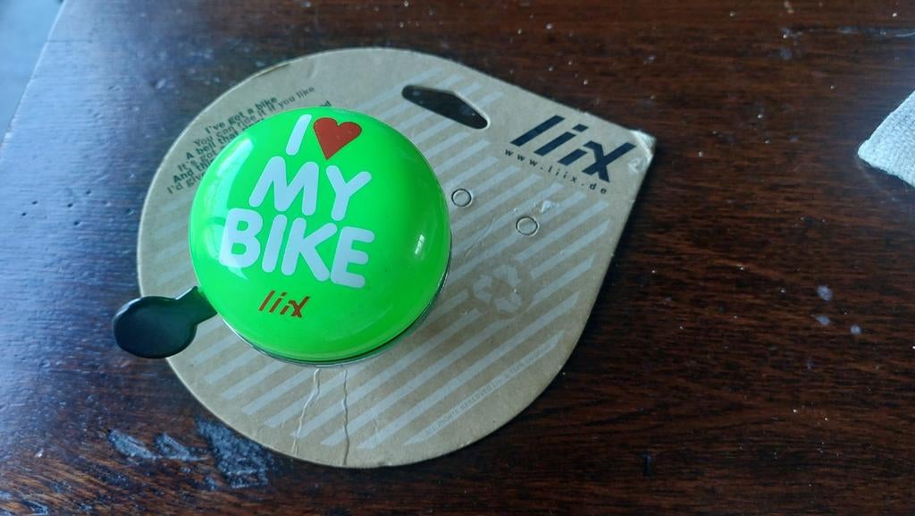 Fietsbel fluo groen. Nieuw, Verzamelen, Ophalen of Verzenden