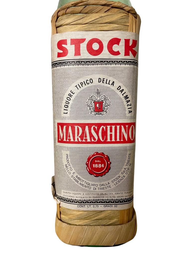 Bouteille Stock Maraschino 0,7 Italie Liqueur Marasquin, Collections, Enlèvement ou Envoi, Pleine, Utilisé, Autres types