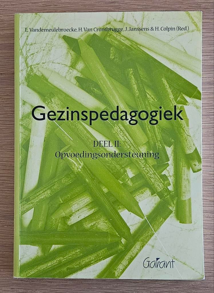 GEZINSPEDAGOGIEK DEEL 2 : PRAKTIJK EN THEORIE IN INZAKE, Ophalen of Verzenden, Zo goed als nieuw, Vandemeulebroec