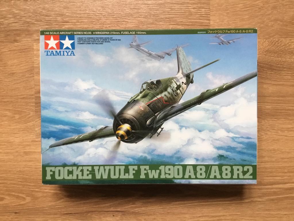 TAMIYA 61095 Focke Wulf Fw 190A8/A8R2 1/48ème, Enlèvement ou Envoi, Comme neuf, Plus grand que 1:72, Avion