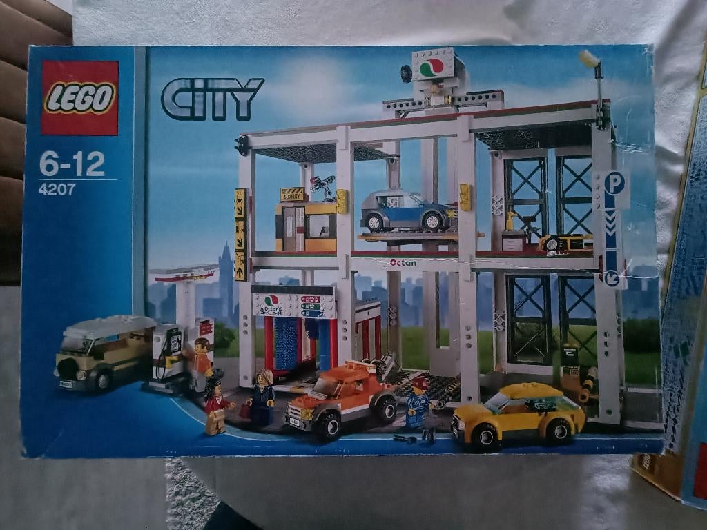 Lego 4207 garage city, Ophalen, Zo goed als nieuw, Complete set, Lego