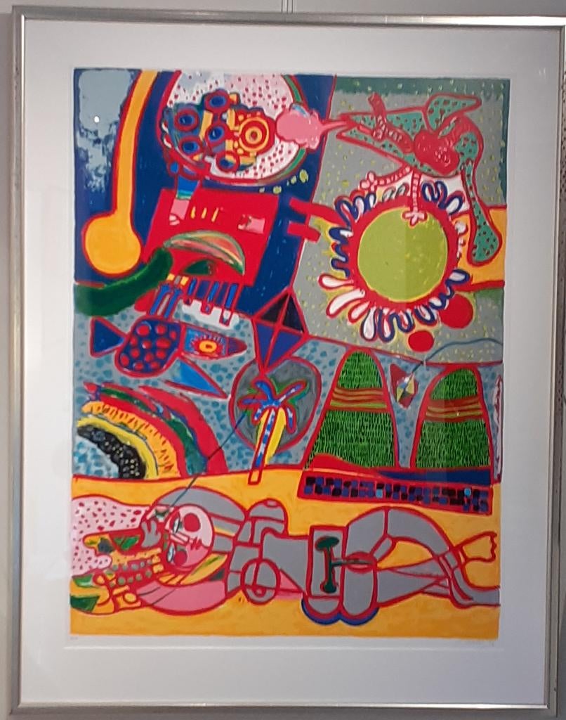 "Féerie brésilienne"  - Guillaume Corneille, Antiek en Kunst, Kunst | Litho's en Zeefdrukken, Ophalen