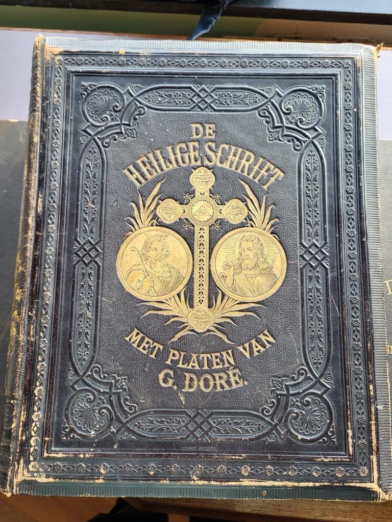 De Heilige Schrift met platen G. Doré Bijbel 1873, Ophalen of Verzenden
