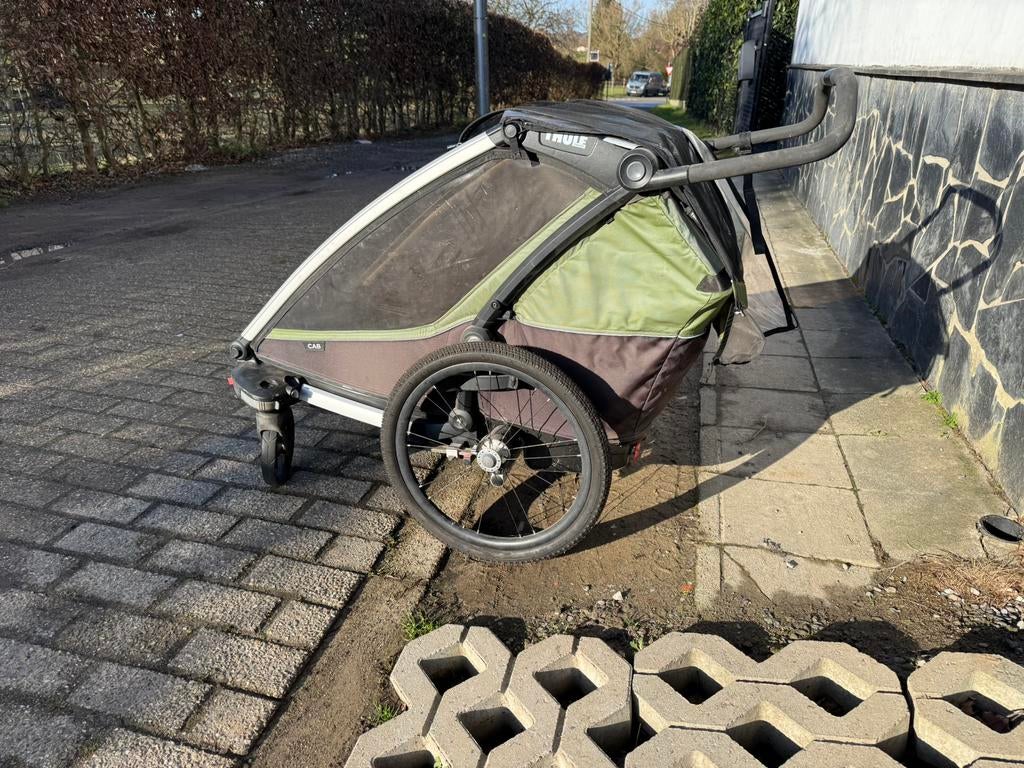 Remorque à vélo Thule Duo, Enlèvement, Comme neuf