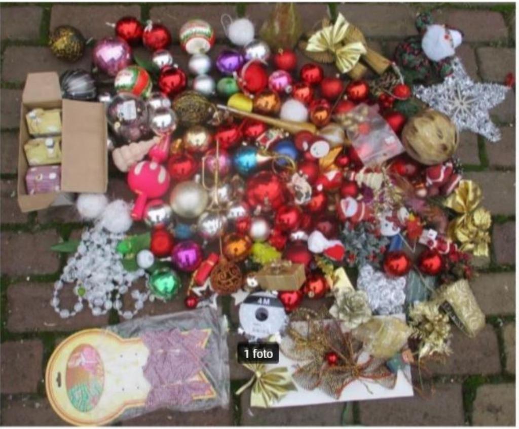 Mooie Partij Kerstbollen en andere Kerstversiering, Diversen, Kerst, Ophalen of Verzenden, Zo goed als nieuw
