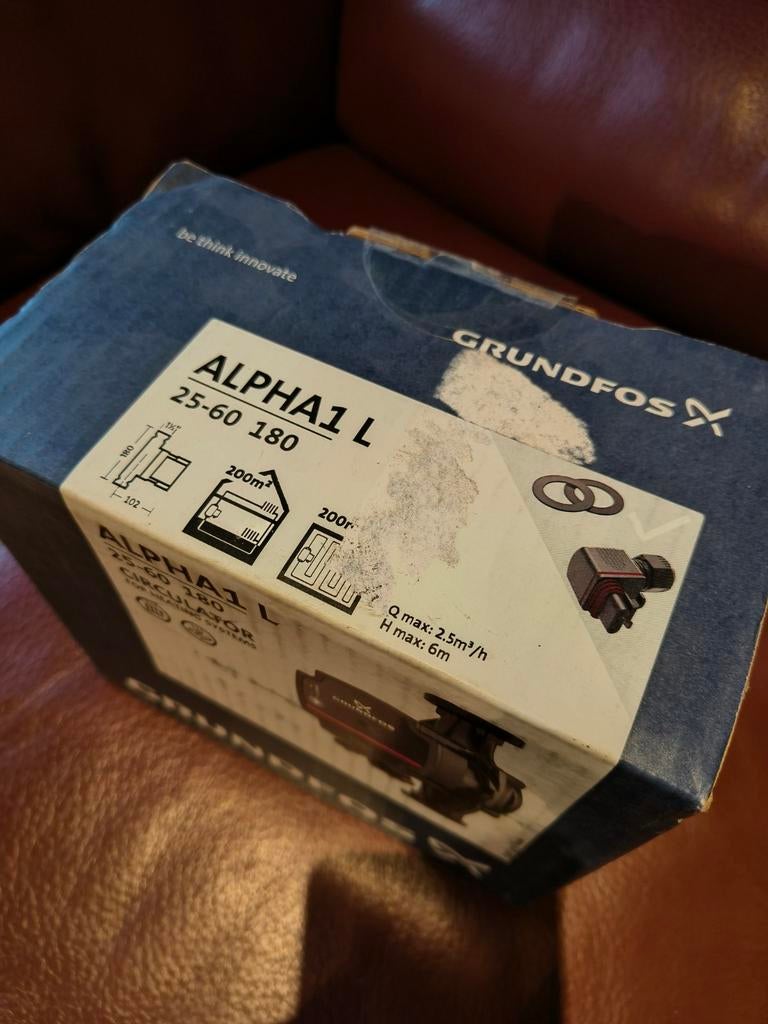 Grundfos Alpha 1L 25-60, Bricolage & Construction, Enlèvement