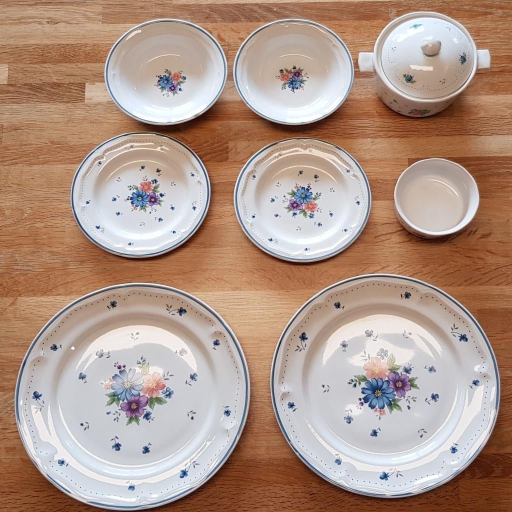 Petit service romantique Stoneware, Service complet, Enlèvement ou Envoi, Comme neuf, Céramique