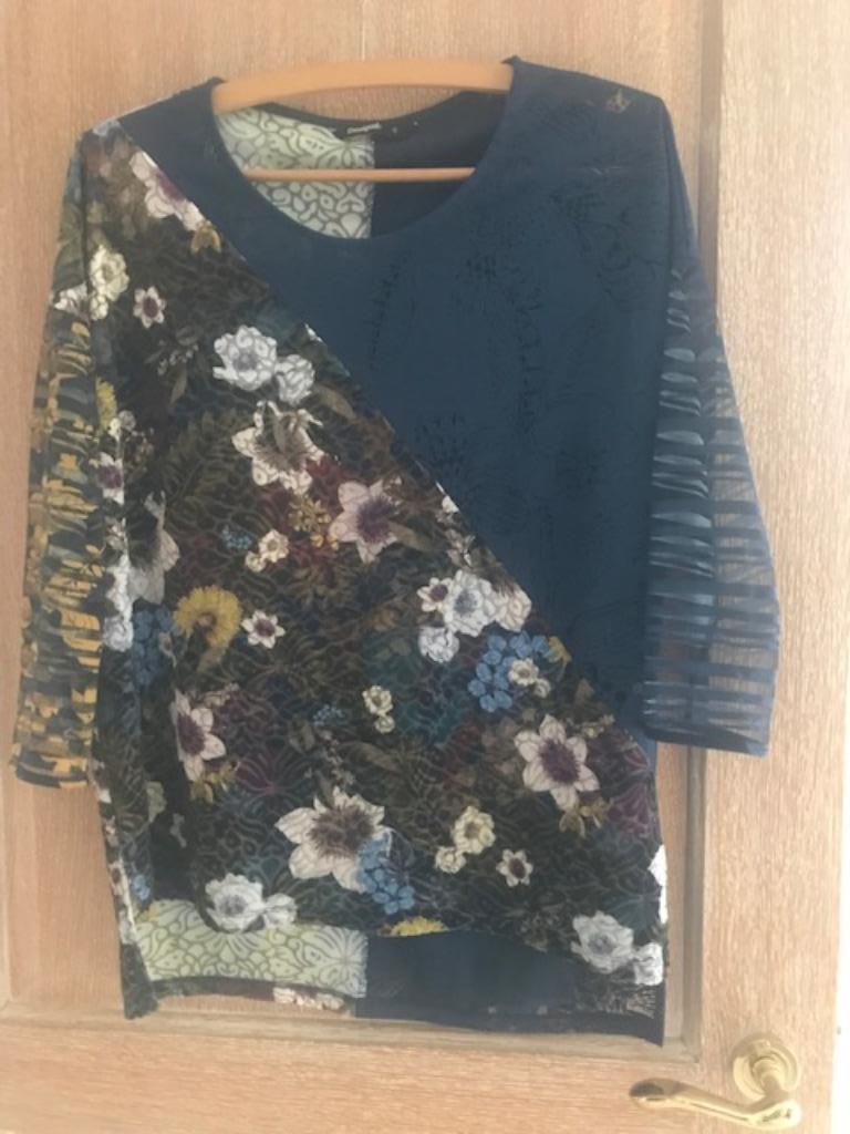 Nieuwe blouse DESIGUAL - maat S (nr1678), Desigual, Enlèvement ou Envoi, Neuf, Taille 36 (S)