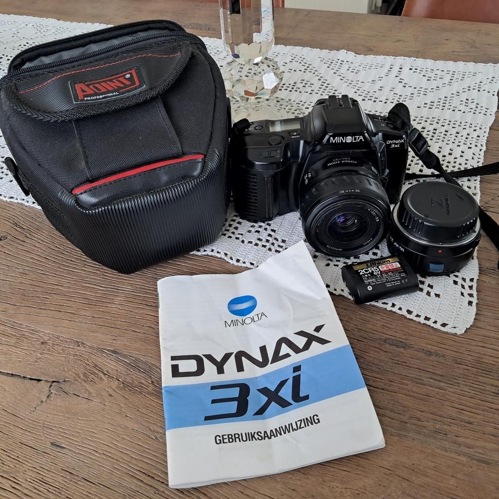 Camera met toebehoren, TV, Hi-fi & Vidéo, Appareils photo numériques, Enlèvement ou Envoi, Utilisé, Minolta