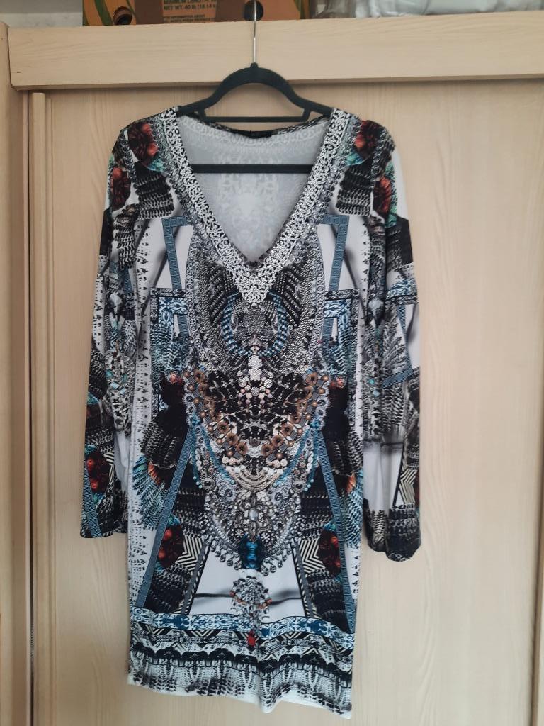 Prachtig kleedje met strass, Neuf, Taille 38/40 (M), Enlèvement ou Envoi, Autres couleurs