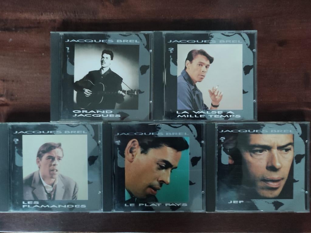 10x CD : JACQUES BREL (172 chansons), Enlèvement ou Envoi, Comme neuf