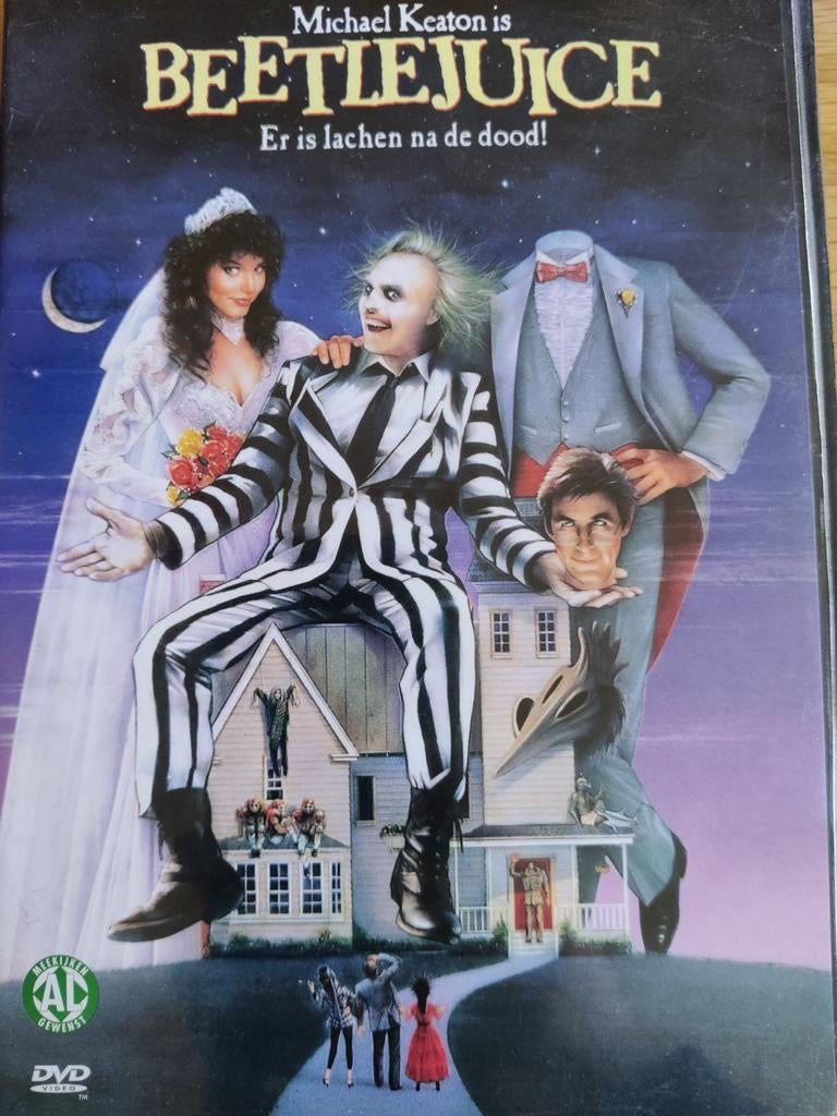 Beetlejuice (1988) (Tim Burton, Michael Keaton) DVD, Ophalen of Verzenden, Zo goed als nieuw