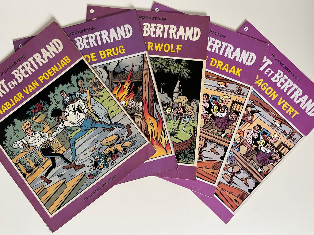 Robert en Bertrand - nrs. 3, 4, 8, 11 - 1e druk, Envoi, Studio Vandersteen