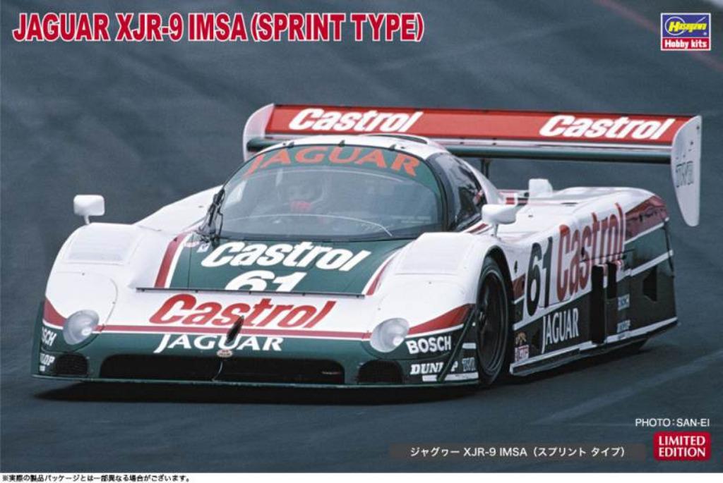 HASEGAWA 20441 jaguar XJR9 imsa sprint type échelle 1/24, Neuf, Autres marques, Enlèvement ou Envoi, Voiture