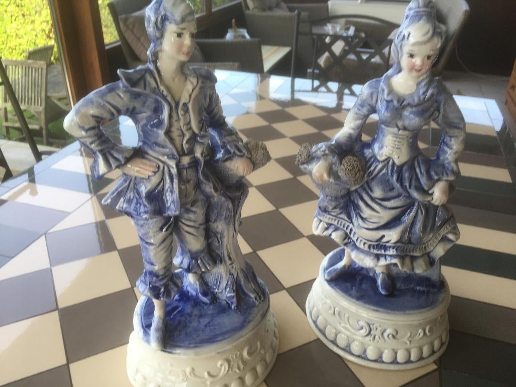 statuette en faïence (40 cm), Enlèvement ou Envoi, Neuf, Humain