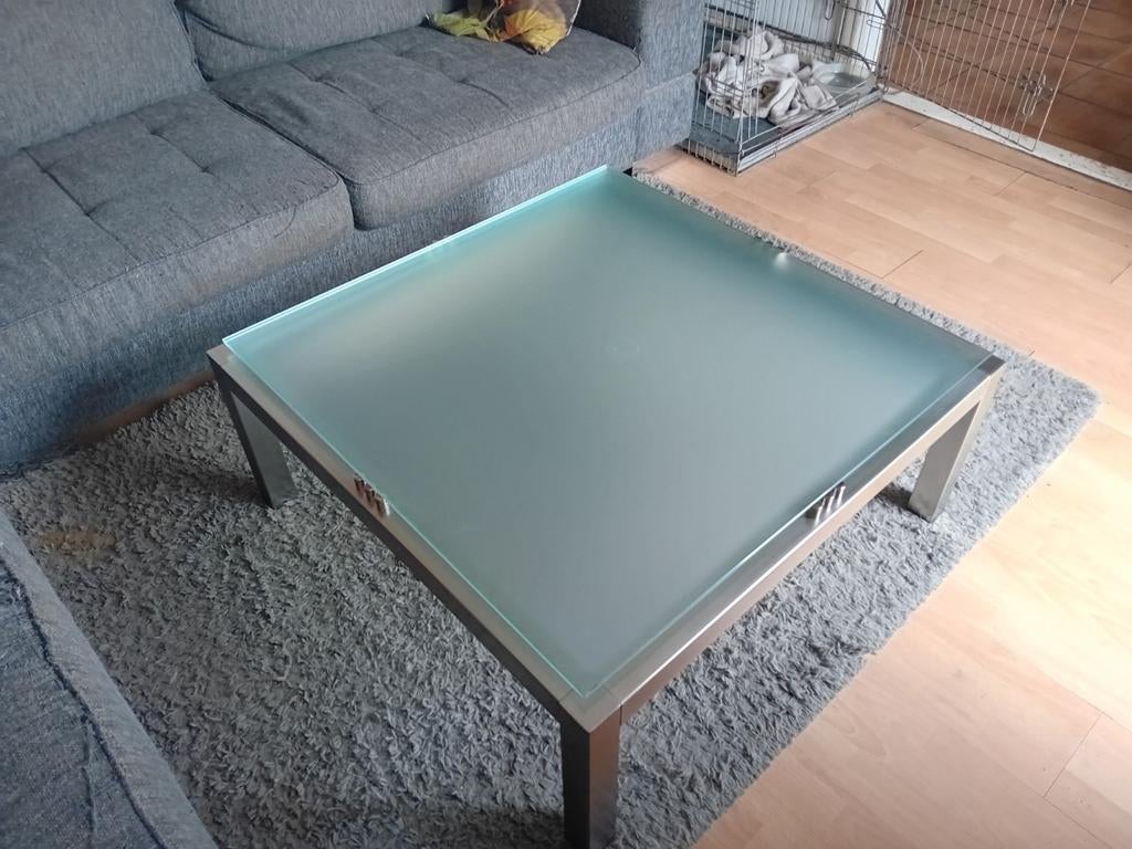 super mooie gezandstraald salontafel zeer goede staat, Enlèvement