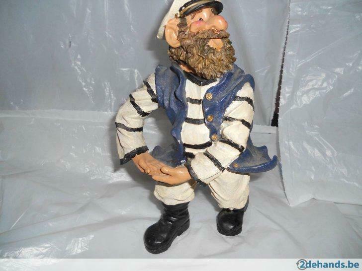 - Porseleinen zeemannen -, Antiquités & Art, Art | Sculptures & Bois