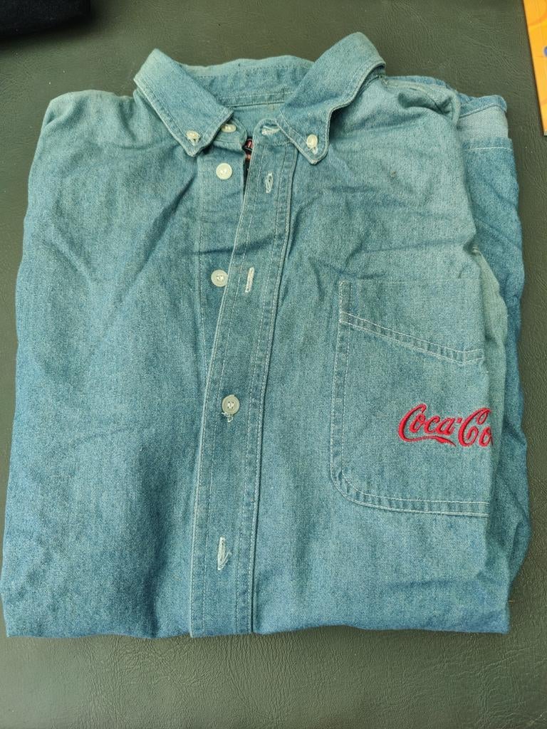 Jeanshemd Coca Cola, Ophalen of Verzenden, Zo goed als nieuw