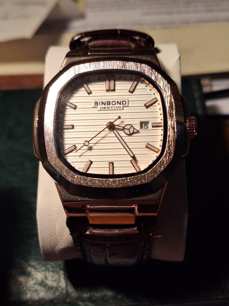 Montre neuve Homme BINBOND, Autres marques, Cuir, Acier, Enlèvement