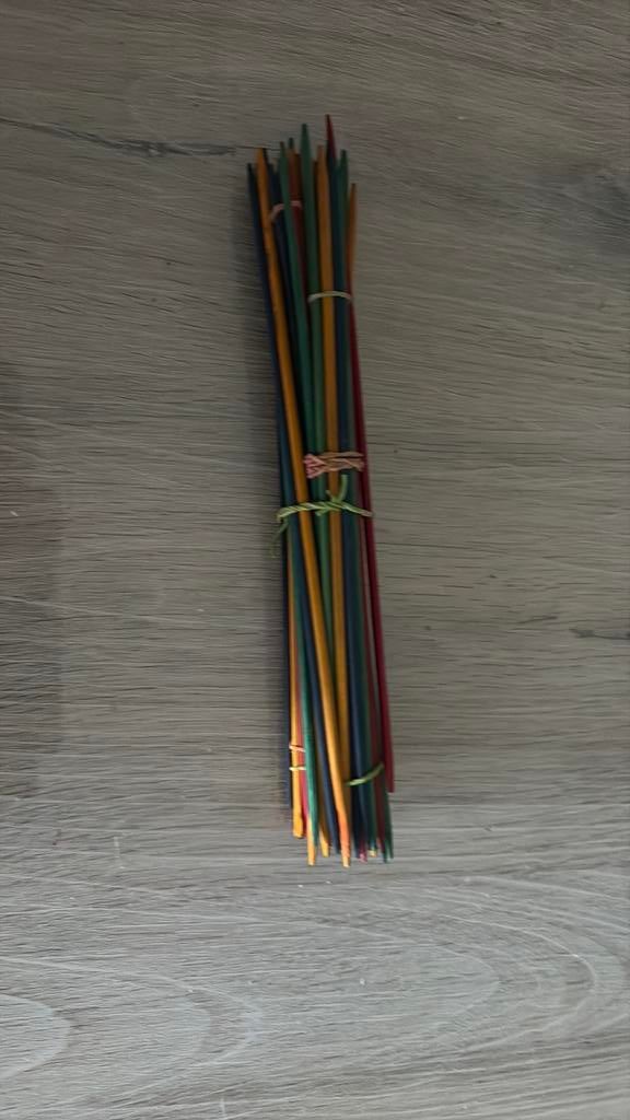 Jeu mikado, Ophalen, Gebruikt