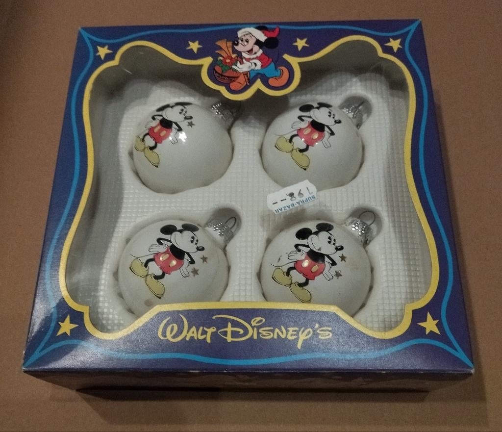 Kerstballen Mickey & Minny Mouse en Baby, Verzamelen, Ophalen of Verzenden, Gebruikt