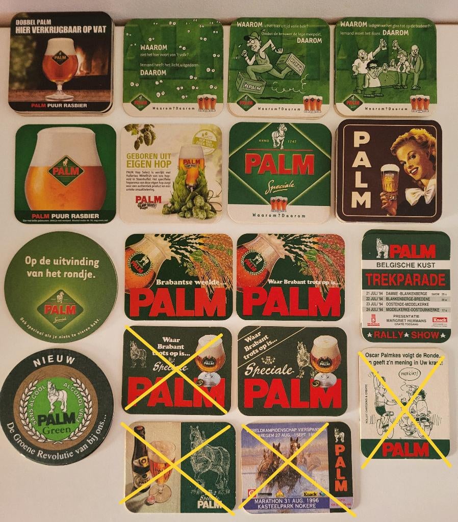 Viltjes palm bierviltjes dobbel palm bierkaartjes trekparade, Collections, Marques de bière, Enlèvement ou Envoi, Comme neuf, Sous-bock
