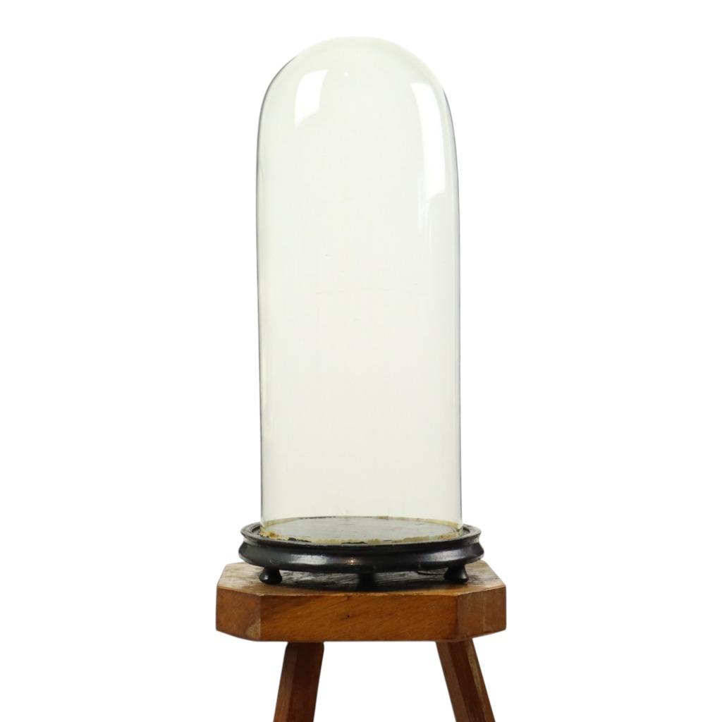 Grote Antieke Stolp Globe Mondgeblazen Glas Begin 20ste Eeuw, Enlèvement ou Envoi