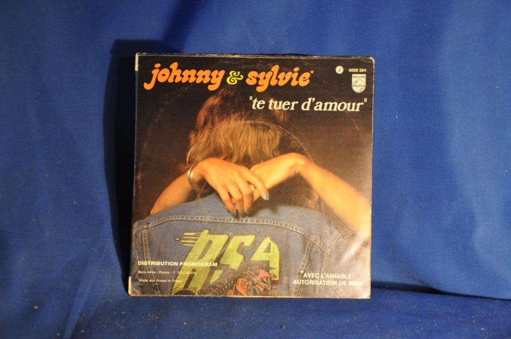 vinyl 45 tour vintage jhonny et sylvie (x2038), CD & DVD, Enlèvement ou Envoi, Utilisé