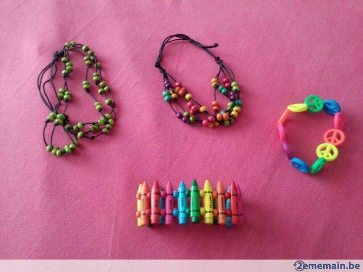 Bracelets fantaisie neufs, Handtassen en Accessoires, Armbanden, Ophalen of Verzenden, Nieuw, Hout