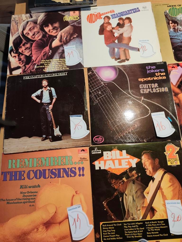Clapton, Monkees, Partridge, Spotnicks, Equals,..., Ophalen of Verzenden