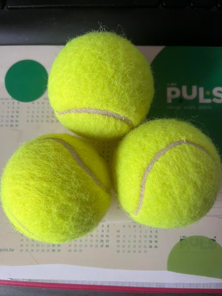 Gebruikte tennisballen, Ophalen, Gebruikt